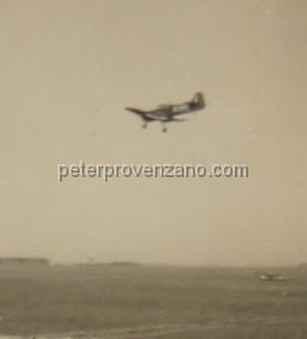 Peter Provenzano Photo Album Image_copy_105.jpg - Miles Master  Mark I trainer landing.  RAF Station Netheravon, England.  No. 1 S.F.T.S. (Service Flight Training School).
Peter Provenzano was with the No. 1 S.F.T.S from September 8, 1941 to 
December 8, 1941.